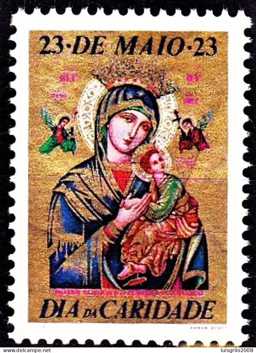 Vignette/ Vinheta, Portugal - Dia Da Caridade. Nossa Senhora Perpétuo Socorro -|- MNH - No Gum - Emissioni Locali