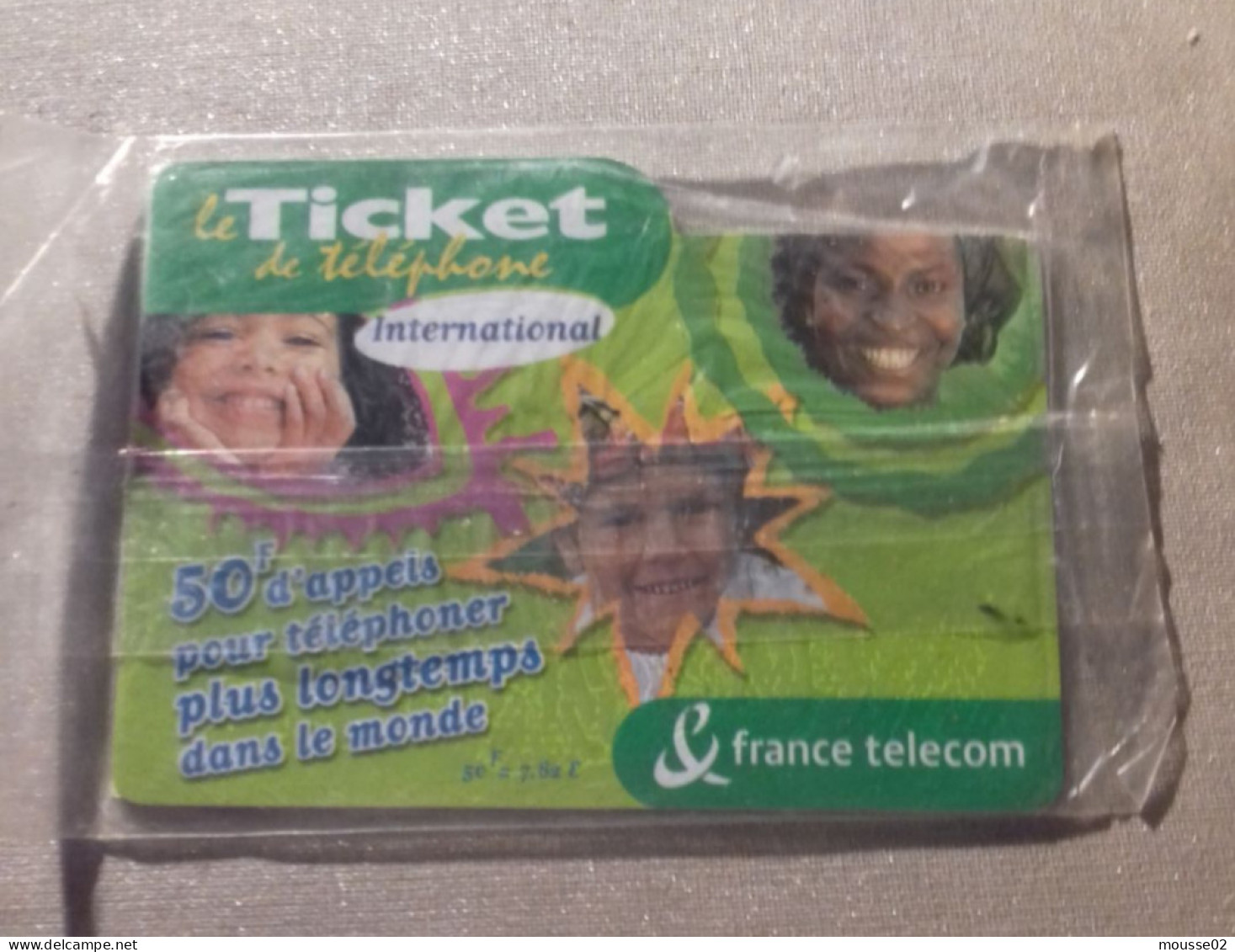 TELECARTE / TICKET /  CARTE PRE PAYEE BNEUVE SOUS BLISTER - FT