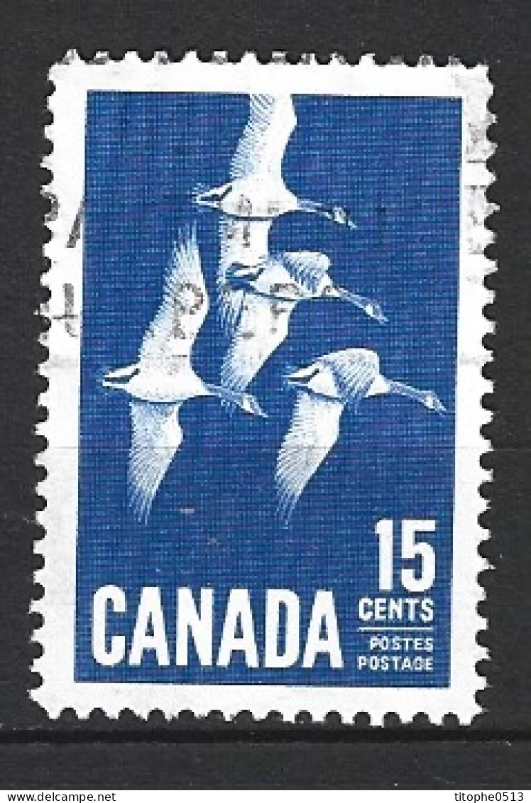 CANADA. N°337 Oblitéré De 1963. Oies Sauvages. - Gansos