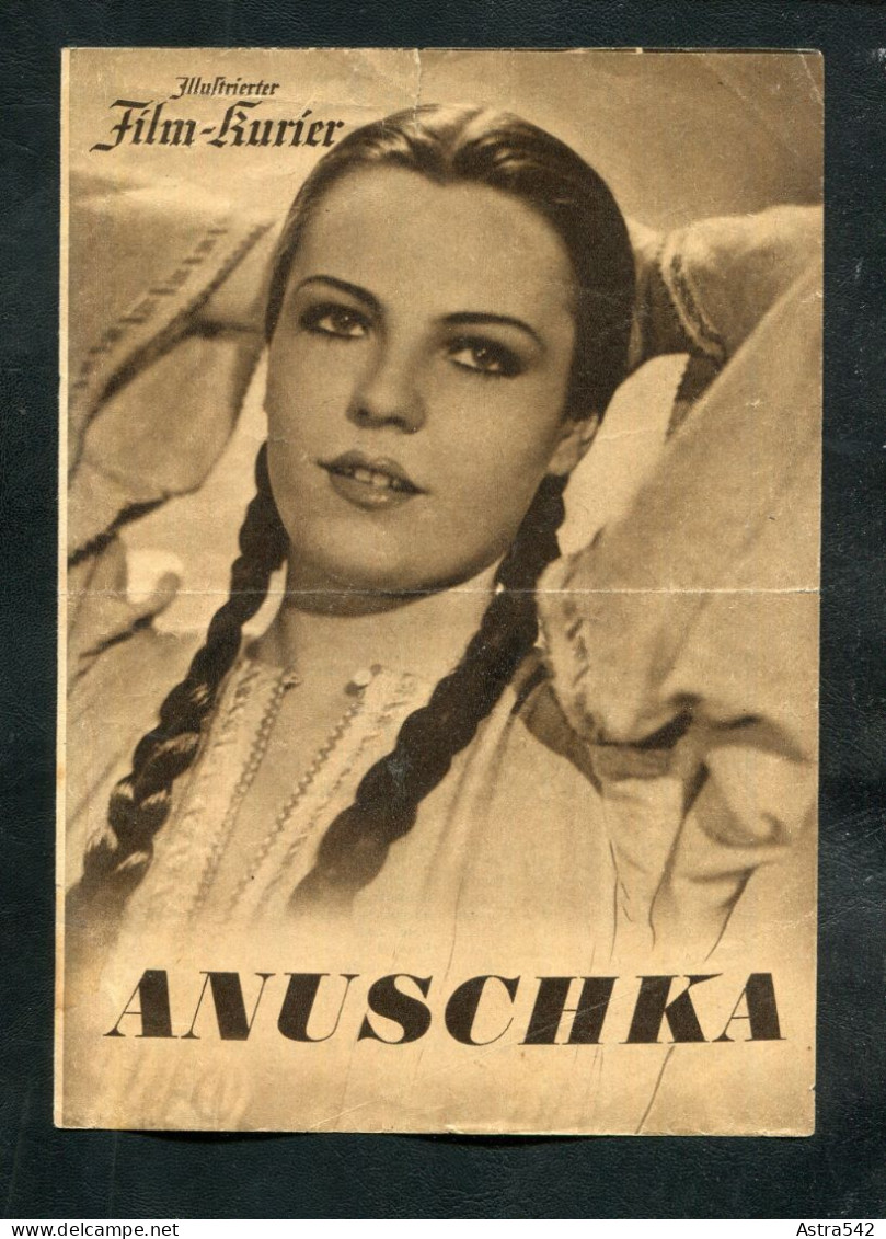 "ANNUSCHKA" Ca. 1950, Illustrierter Filmkurier, 4 Seiten (B679) - Plakate & Poster