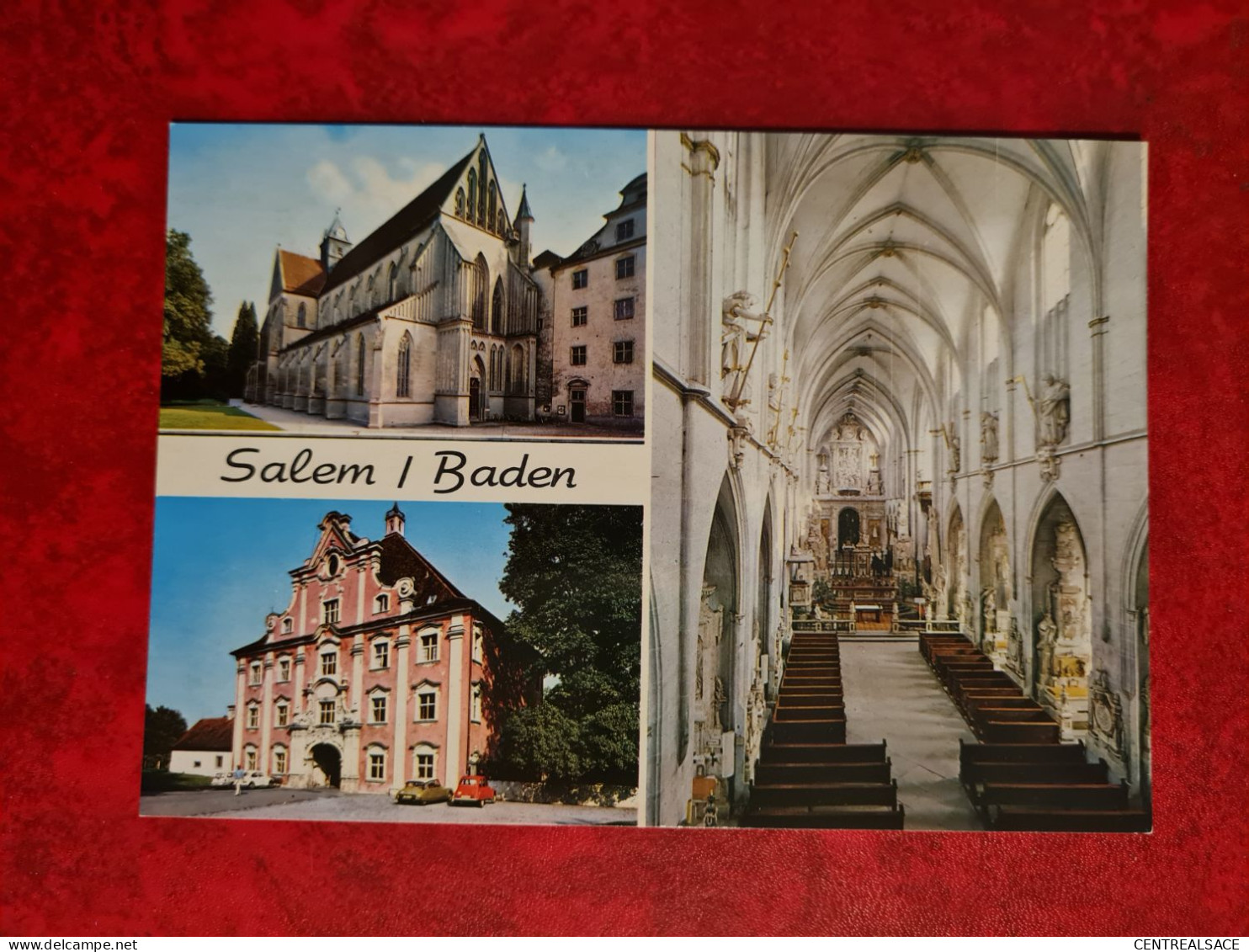 Carte SALEM UBERLINGEN MUNSTER - Salem