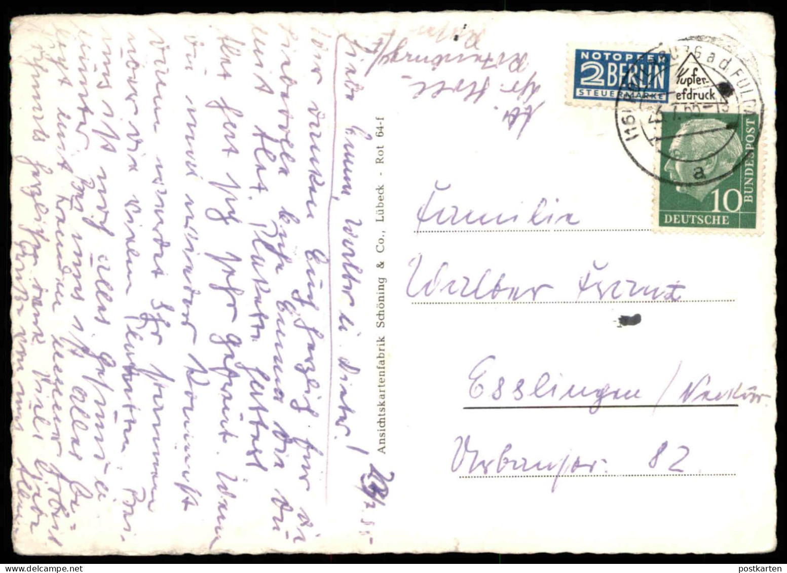 ÄLTERE POSTKARTE ROTENBURG AN DER FULDA KREISKRANKENHAUS KRANKENHAUS HOSPITAL Ansichtskarte AK Cpa Postcard - Rotenburg