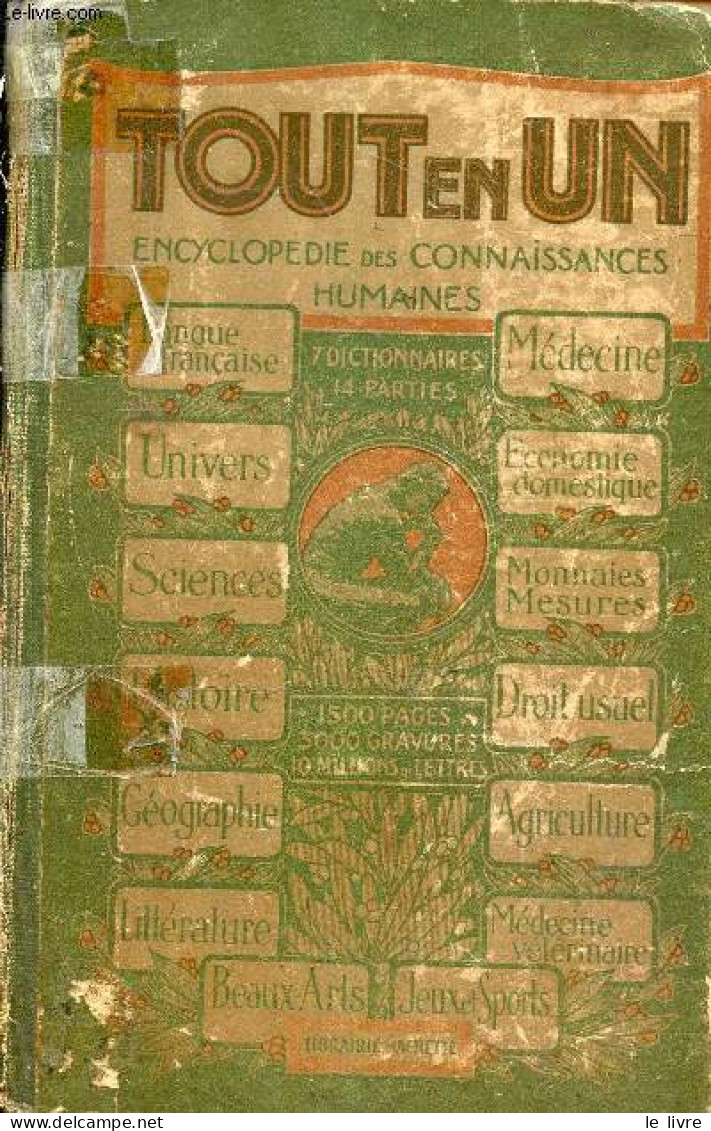 Tout En Un Encyclopédie Des Connaissances Humaines. - Collectif - 1921 - Enciclopedie