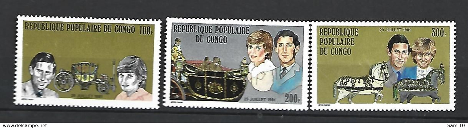 Timbre Du Congo Neuf ** N 679 / 681 - Unused Stamps
