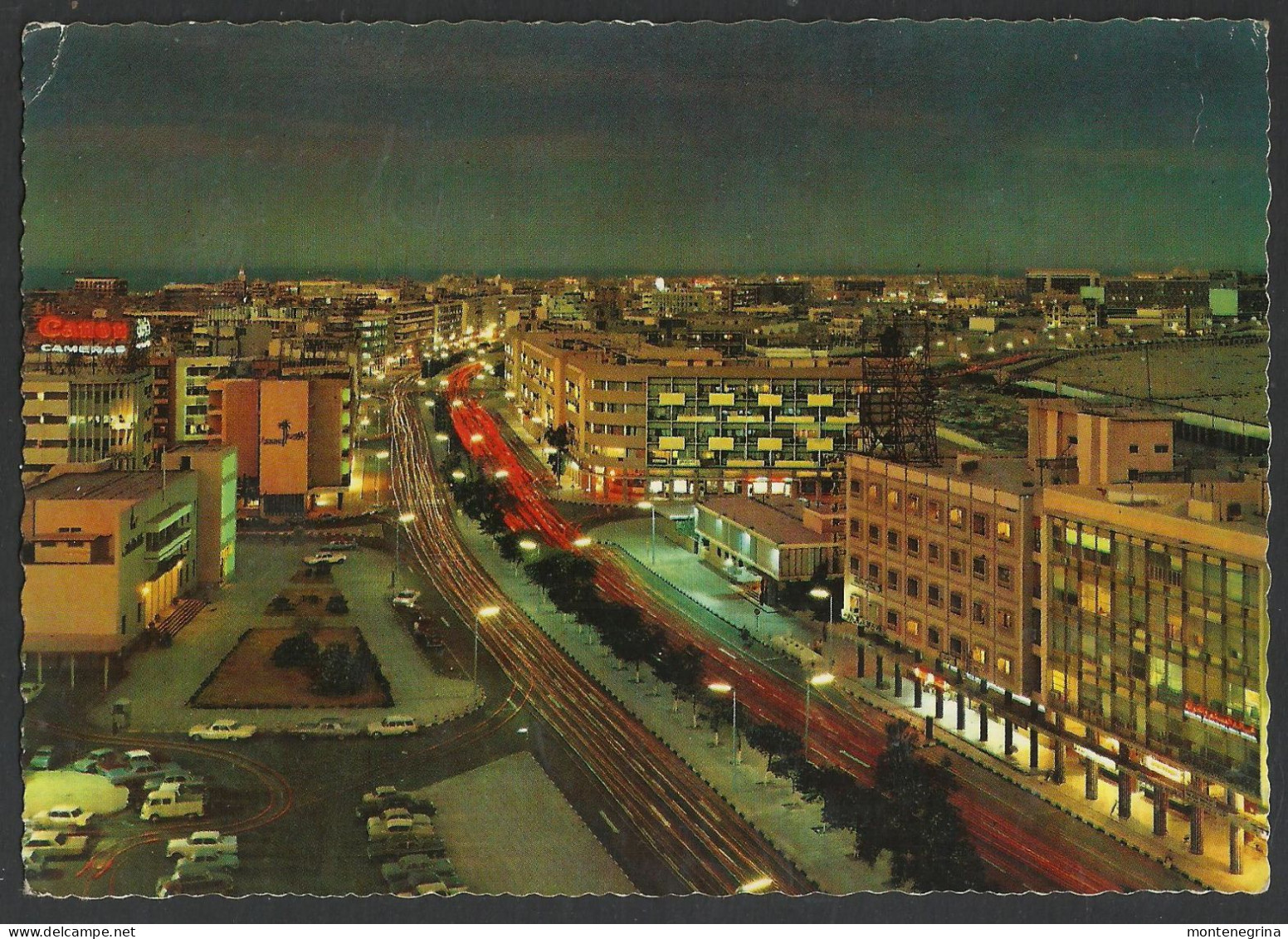 KUWAIT - Fahd -  Rue Al-Salem La Nuit, By Night - Postcard (see Sales Conditions) 08985 - Kuwait