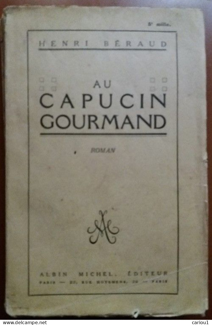 C1  Henri BERAUD Au CAPUCIN GOURMAND Lyon DAUPHINE Port Inclus France - Rhône-Alpes