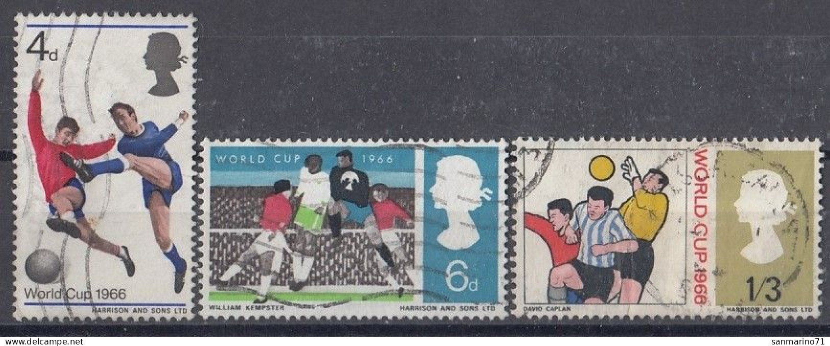 GREAT BRITAIN 422-424,used,falc Hinged - Usati