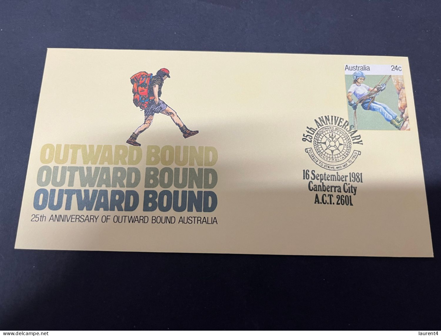 30-9-2023 (2 U 34) Australia FDC - 1981 - Outward Bound (2 Covers) - Sonstige & Ohne Zuordnung