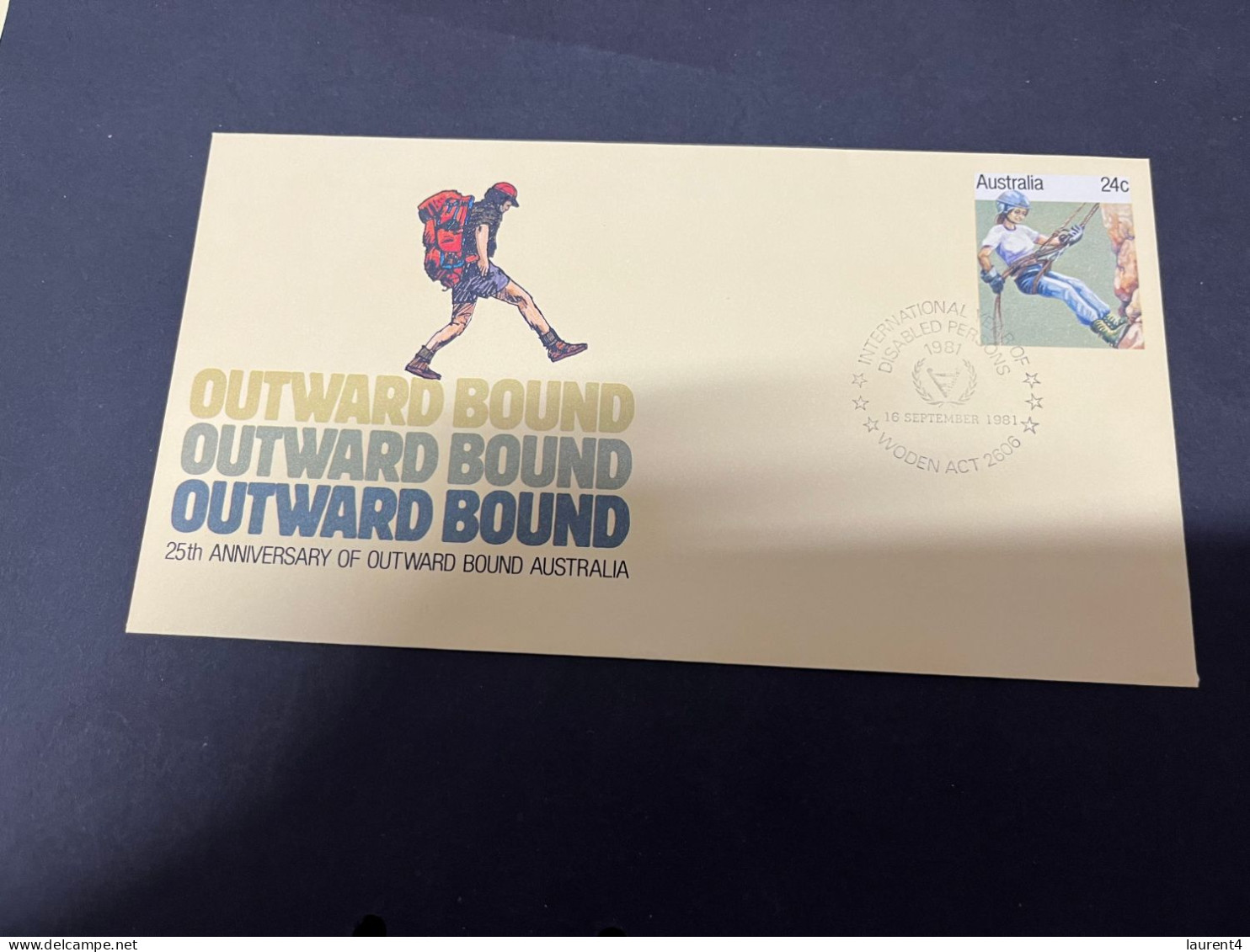 30-9-2023 (2 U 34) Australia FDC - 1981 - Outward Bound (2 Covers) - Andere & Zonder Classificatie