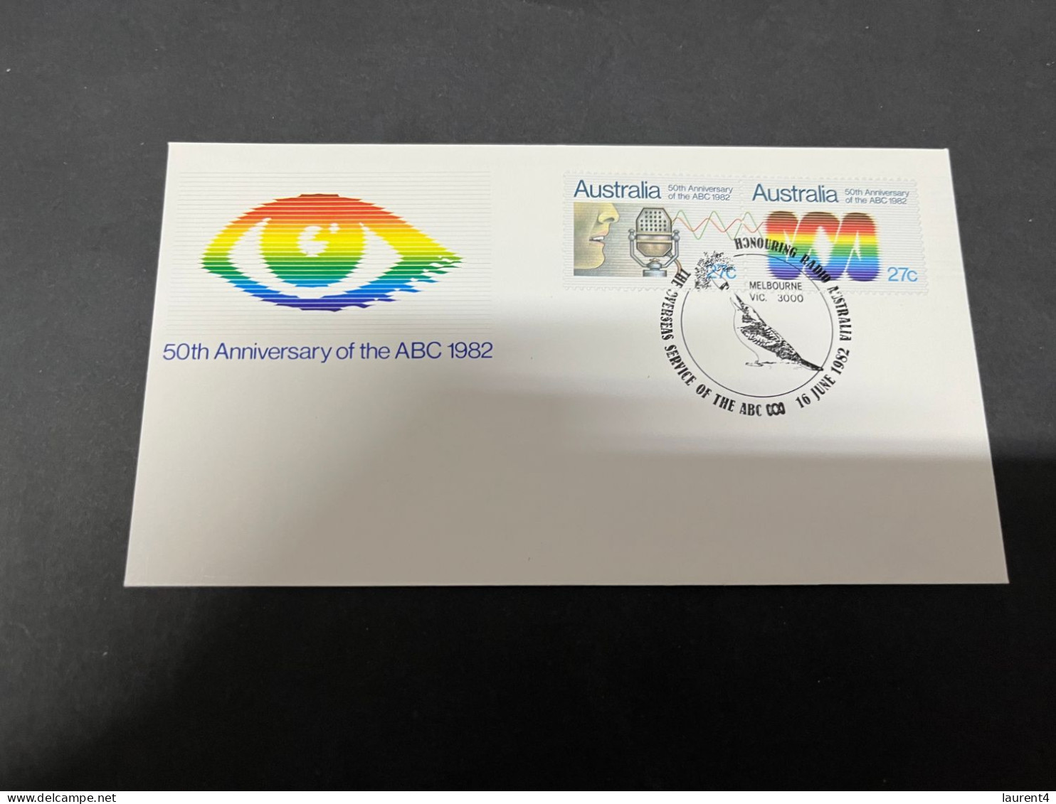 30-9-2023 (2 U 34) Australia FDC - 1982 - 50th Aniversry Of ABC - Other & Unclassified