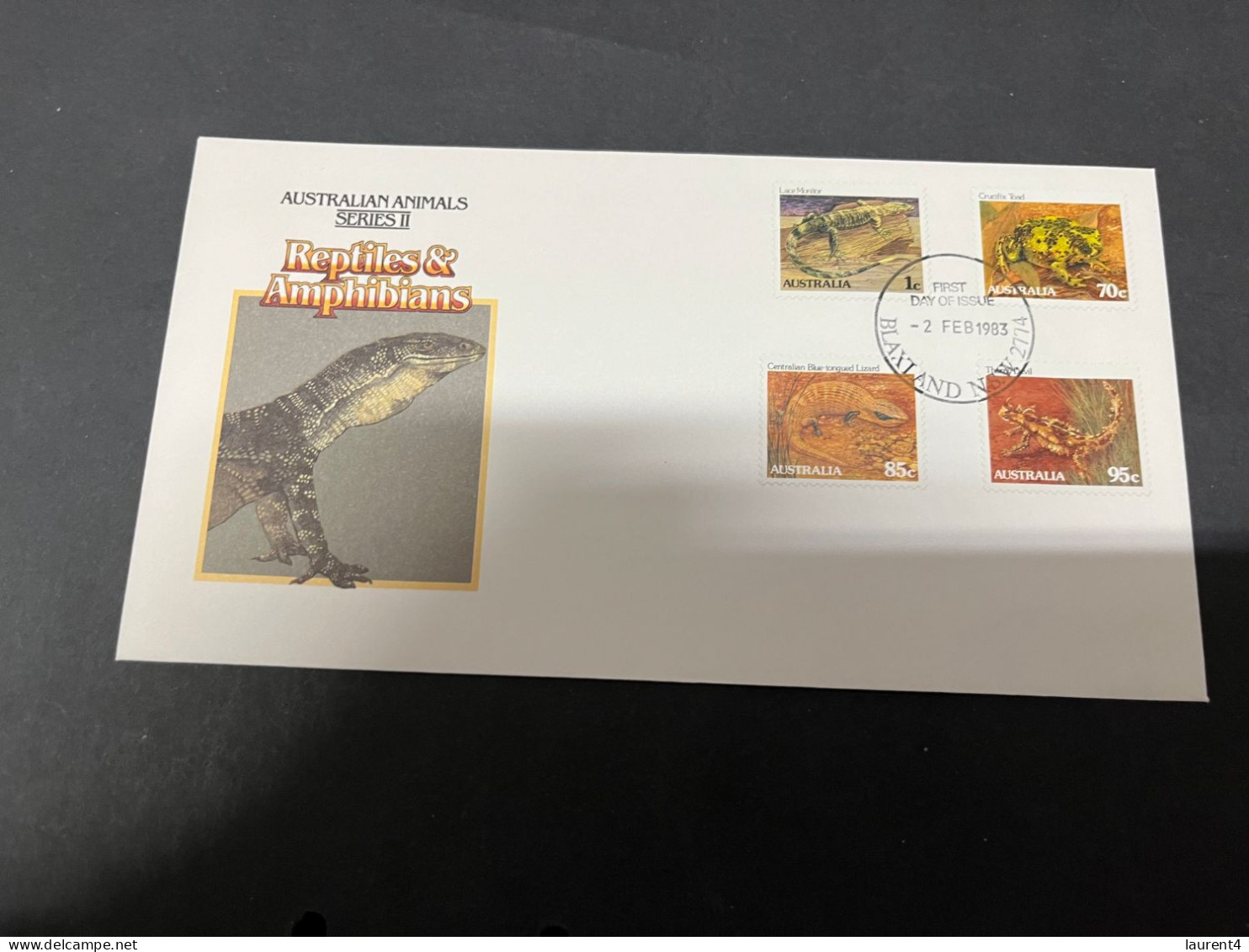 30-9-2023 (2 U 34) Australia FDC - 1983 - Reptiles & Amphibian - Sonstige & Ohne Zuordnung