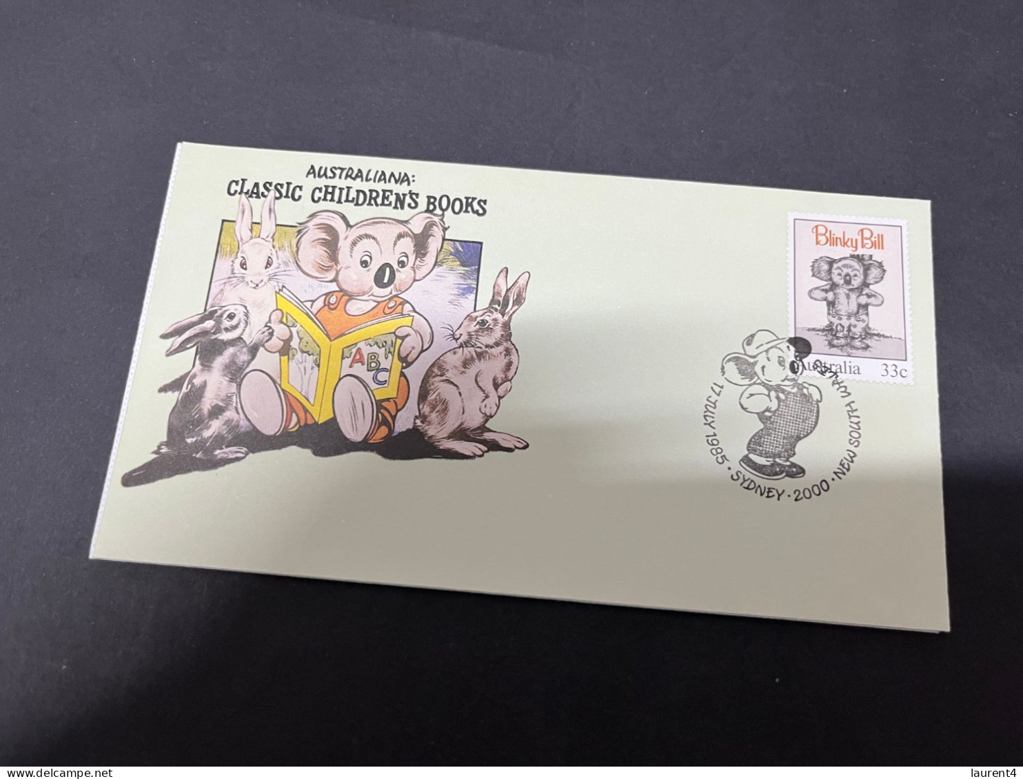 30-9-2023 (2 U 34) Australia FDC - 1985 - Classic Children's Books (5 Covers) - Other & Unclassified