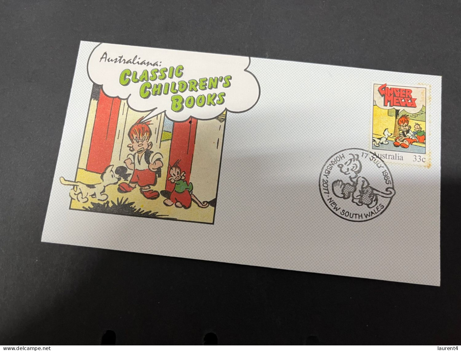 30-9-2023 (2 U 34) Australia FDC - 1985 - Classic Children's Books (5 Covers) - Sonstige & Ohne Zuordnung