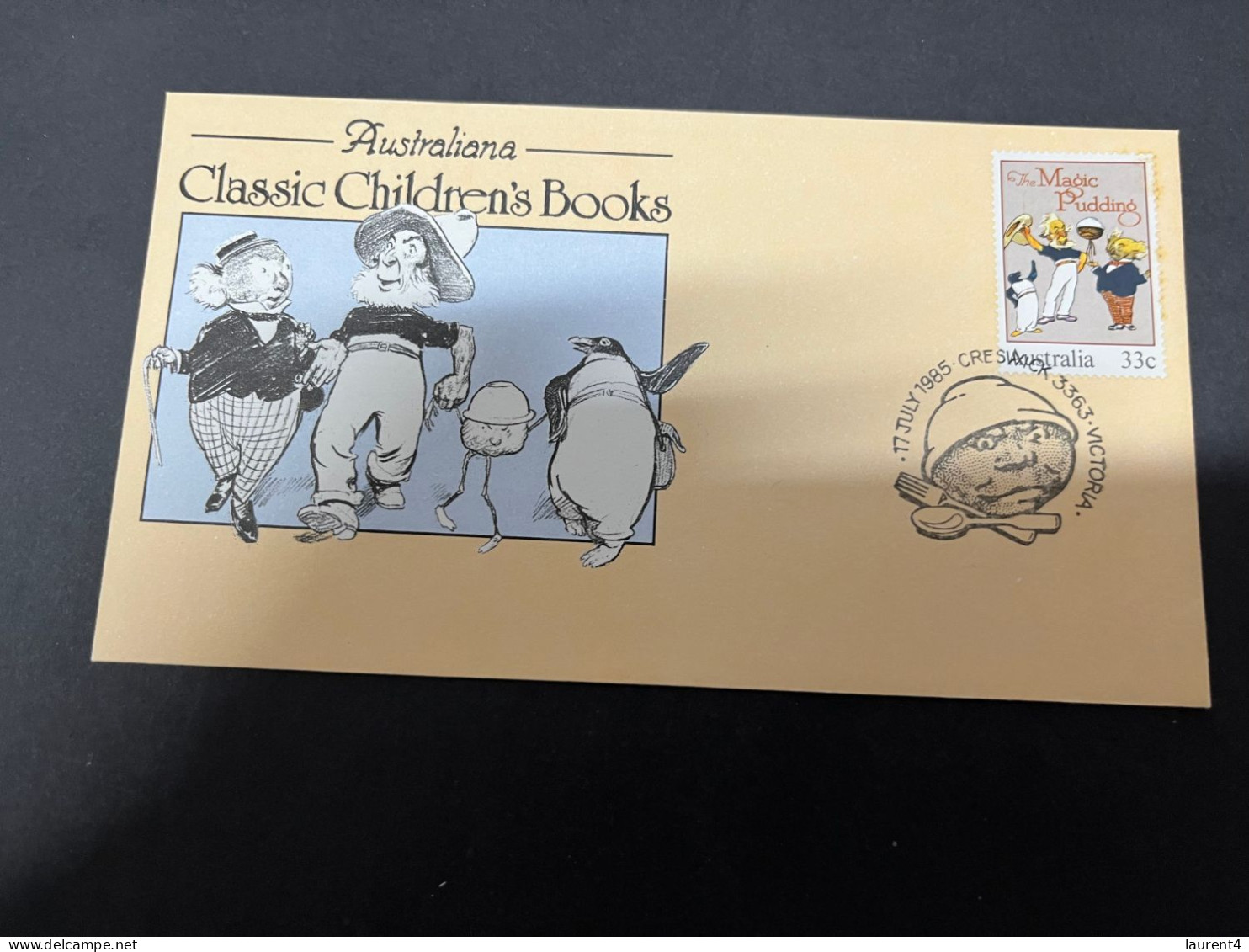 30-9-2023 (2 U 34) Australia FDC - 1985 - Classic Children's Books (5 covers)