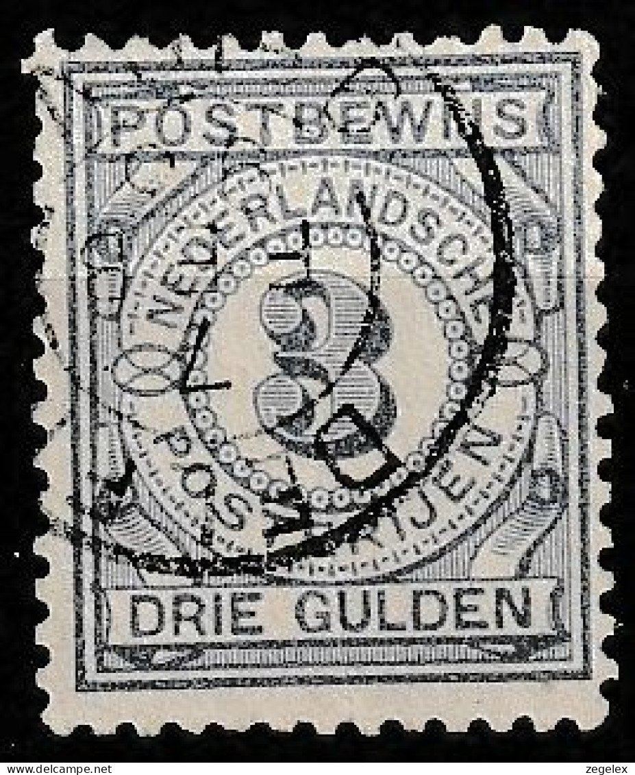 1884 Postbewijs  3 Gld  - NVPH  Nr . PW4  - Andere & Zonder Classificatie