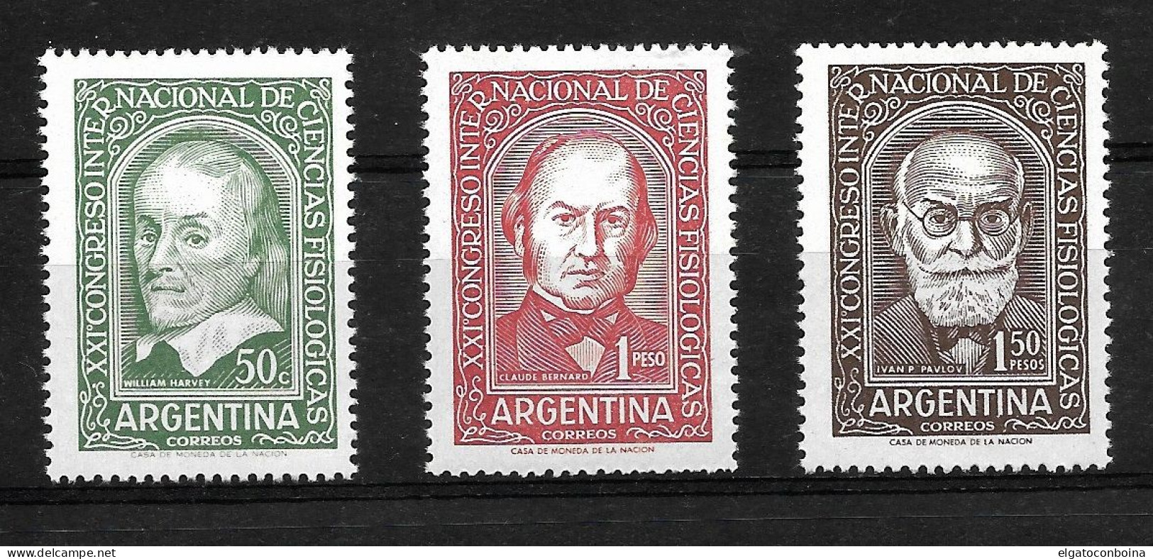 ARGENTINA 1959 INTERNATIONAL CONGRESS OF PHYSIOLOGICAL SCIENCES MINT NH - Neufs