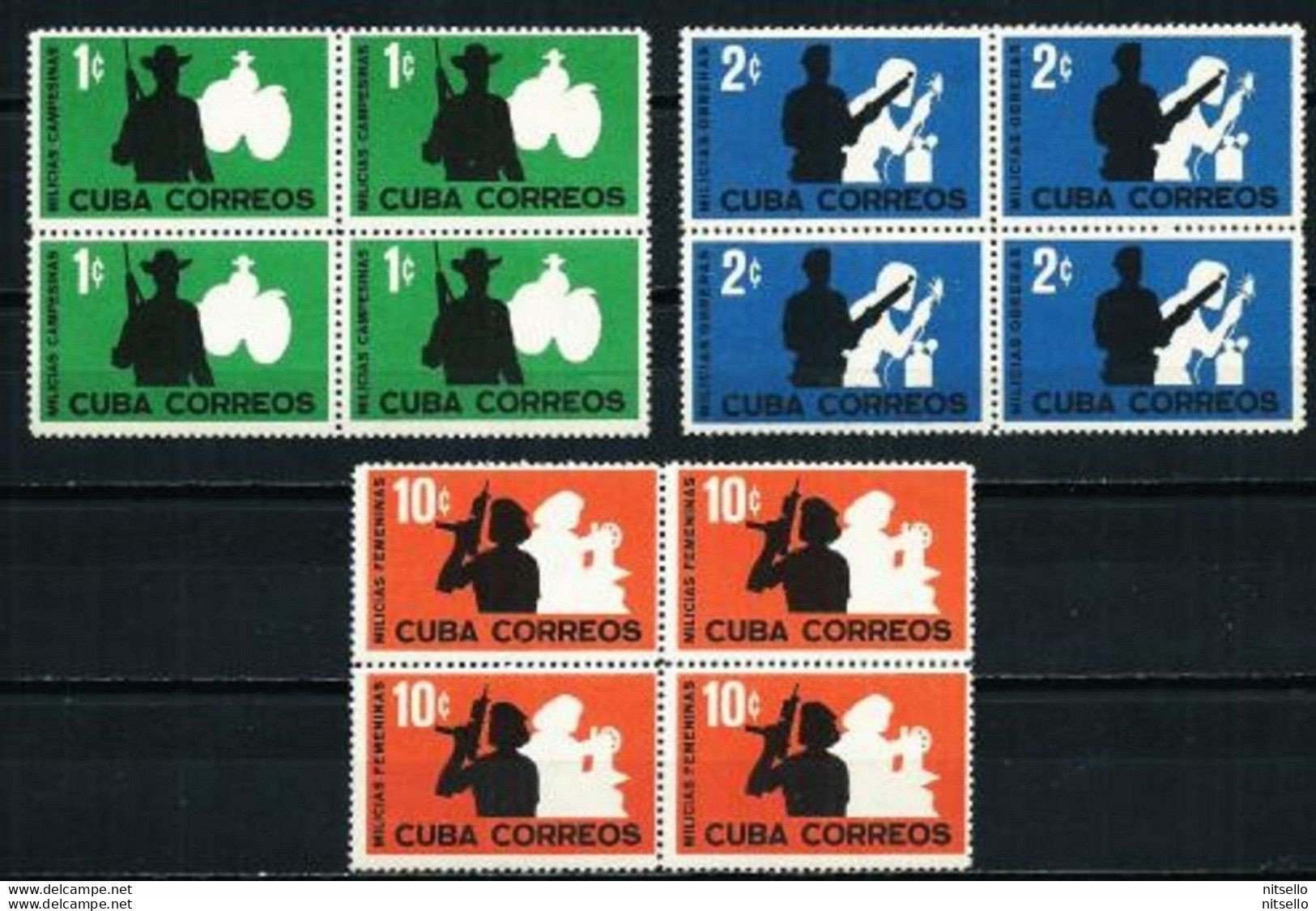 LOTE 2154 //  (C220) CUBA - YT Nº: 585/7**MNH  // CATALG/COTE: 15€ ¡¡¡ OFERTA - LIQUIDATION - JE LIQUIDE !!! - Unused Stamps