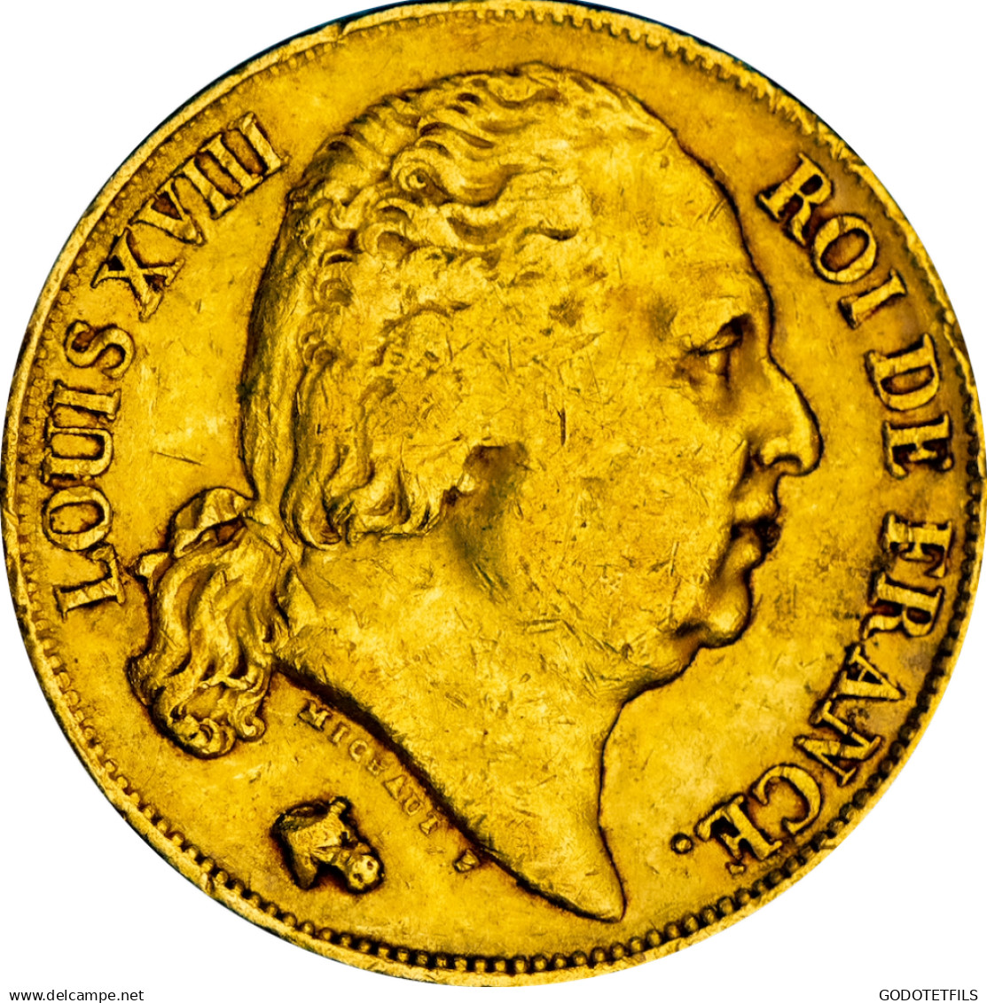 Restauration - 20 Francs Or Louis XVIII 1817 Bayonne - 20 Francs (goud)