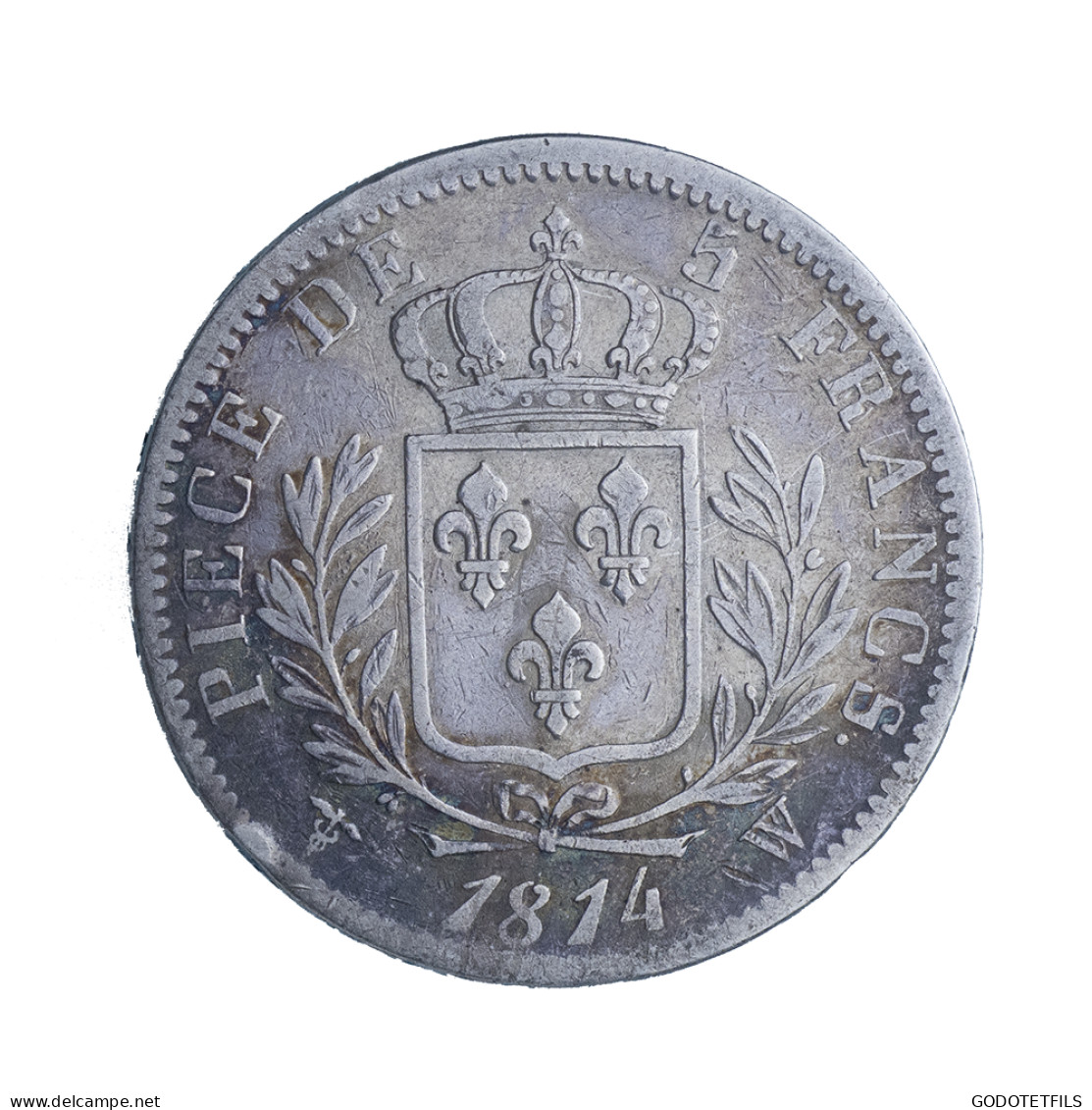 Louis XVIII- 5 Francs 1814 Lille - 5 Francs