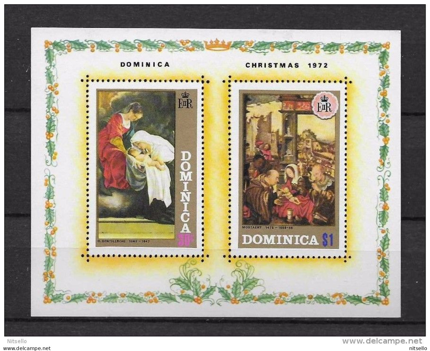 LOTE 1726  ///   (C020)   DOMINICA NAVIDAD 1972  MNH** - Dominica (1978-...)