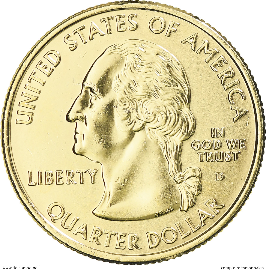 Monnaie, États-Unis, Quarter, 2002, U.S. Mint, Denver, Golden, SPL, Cupronickel - 2010-...: National Parks