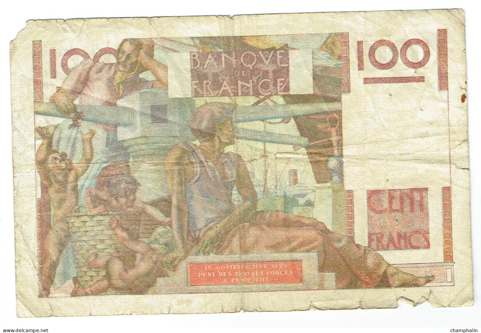 France - Billet De 100 Francs Type Jeune Paysan - 2 Décembre 1948 - 100 F 1945-1954 ''Jeune Paysan''