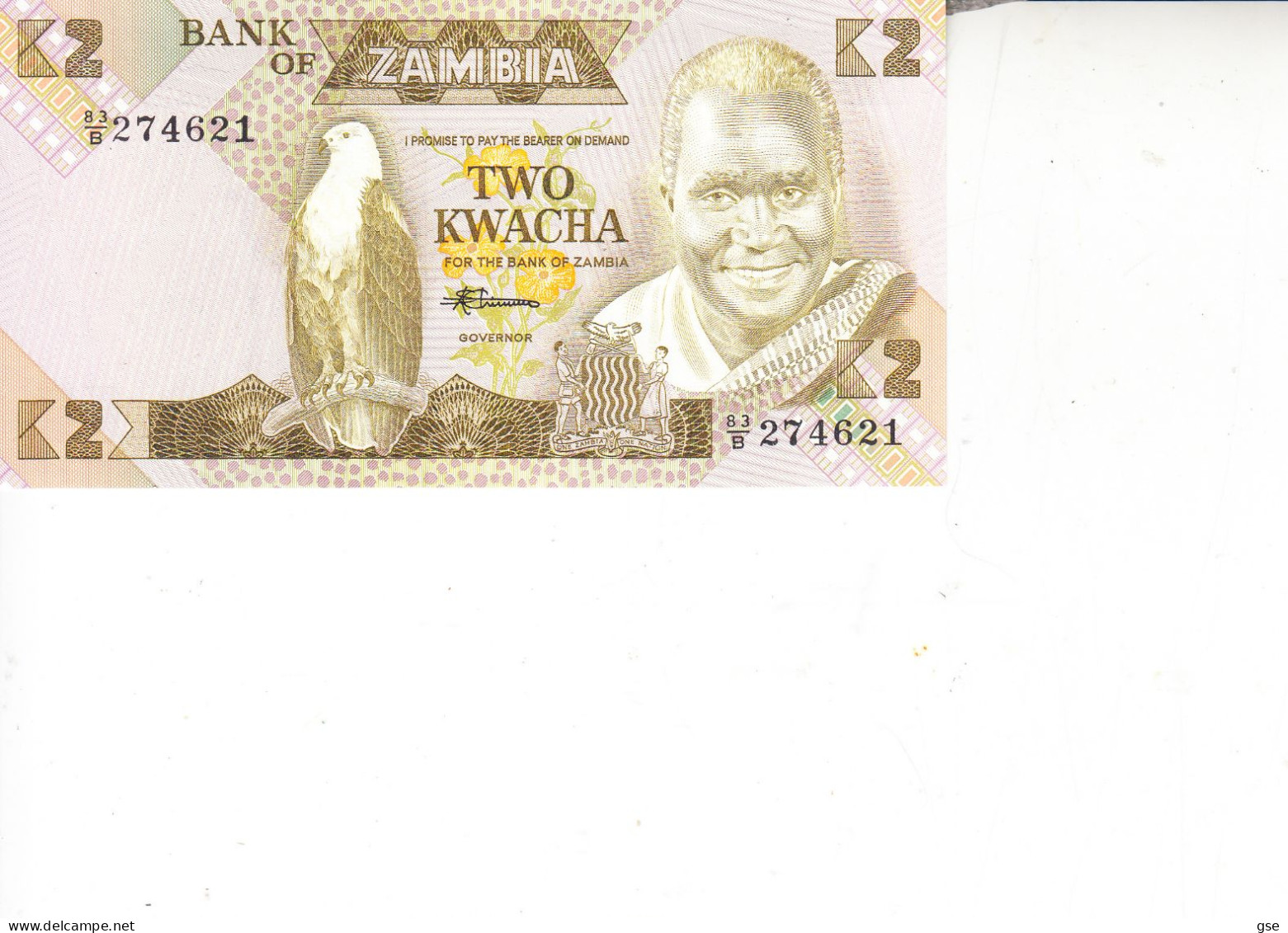 ZAMBIA  - Two Rwacha - Zambie