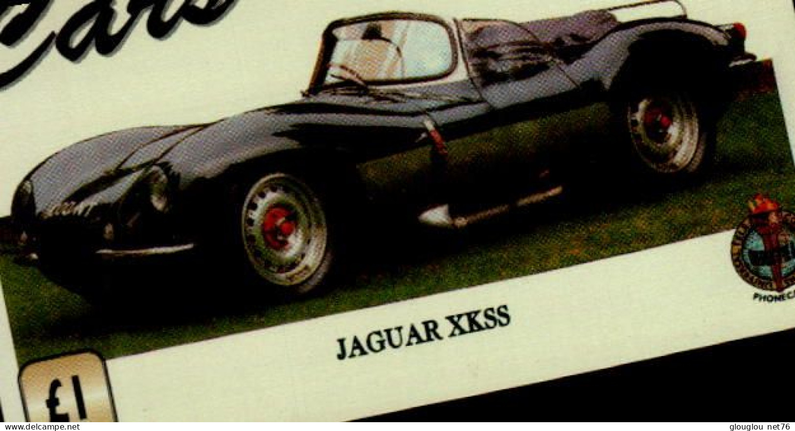 TELECARTE.. JAGUAR XKSS - Coches