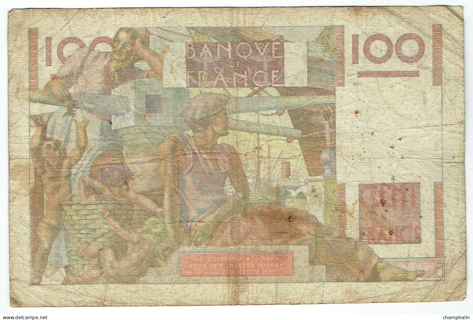 France - Billet De 100 Francs Type Jeune Paysan - 29 Juin 1950 - 100 F 1945-1954 ''Jeune Paysan''