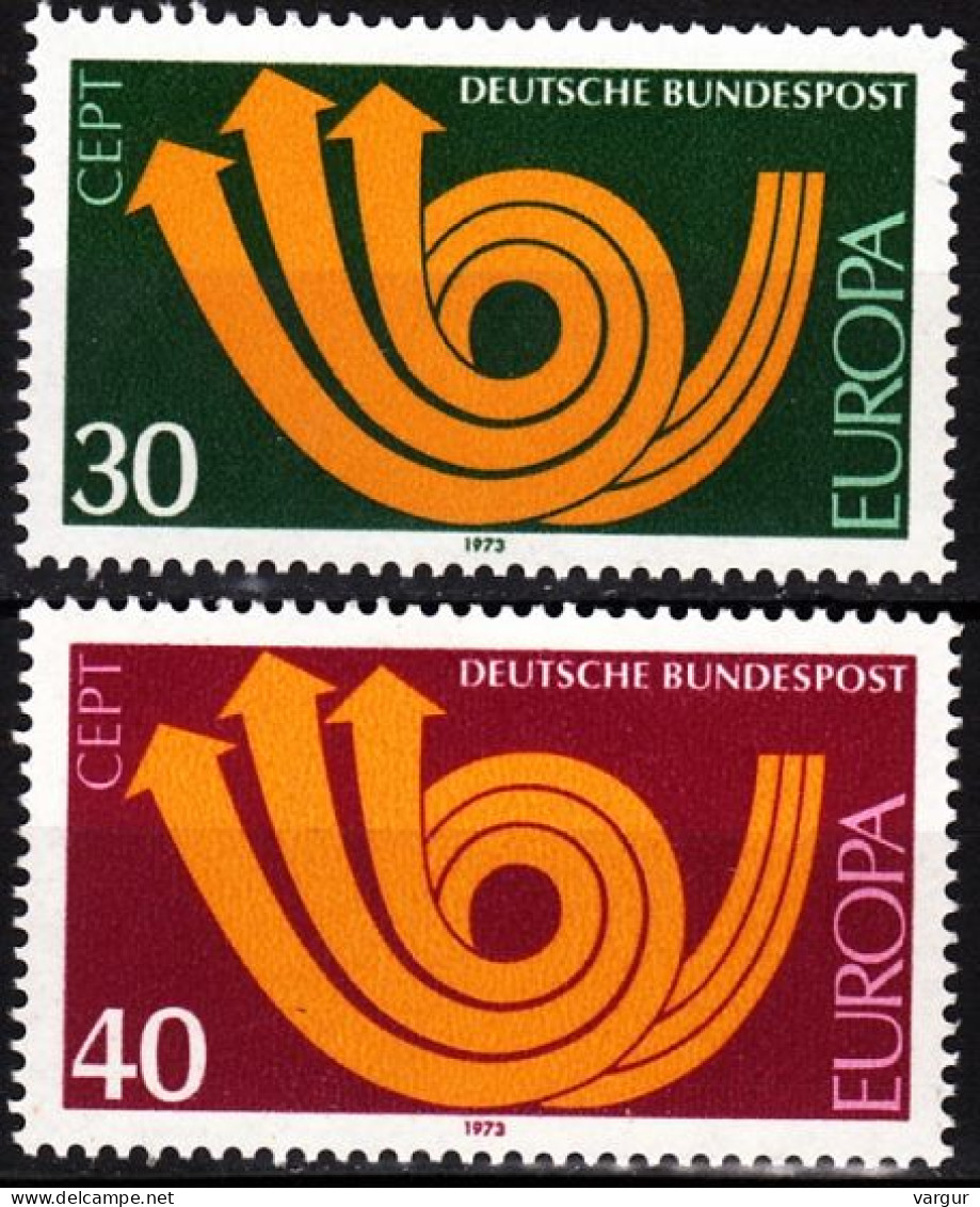 GERMANY 1973 EUROPA. Complete Set, MNH - 1973