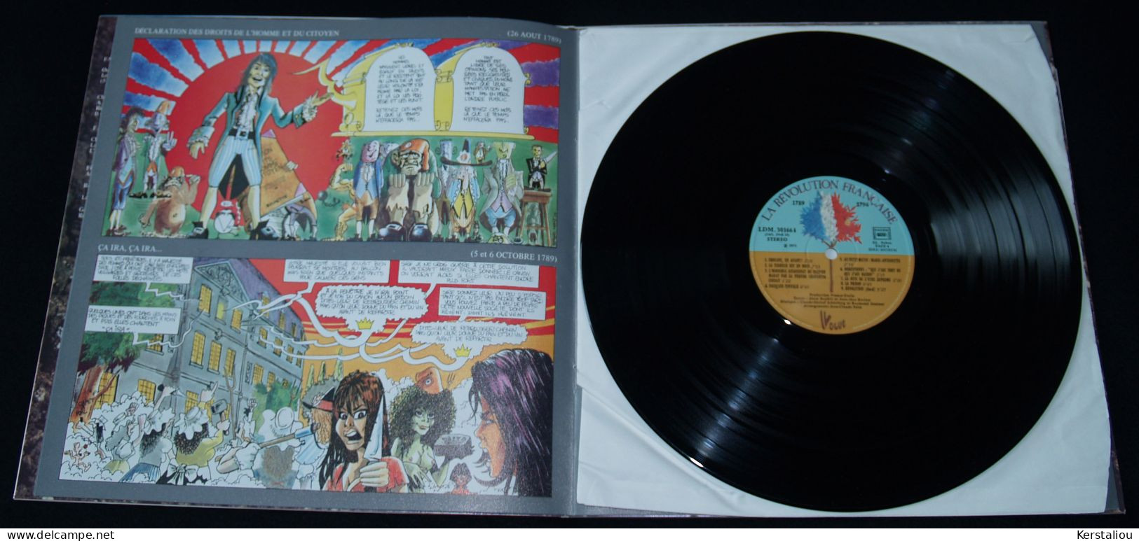 "LA REVOLUTION FRANCAISE" – Opéra Rock – 2 LP – 1973 – LDM.30166A – VOGUE – Made in France