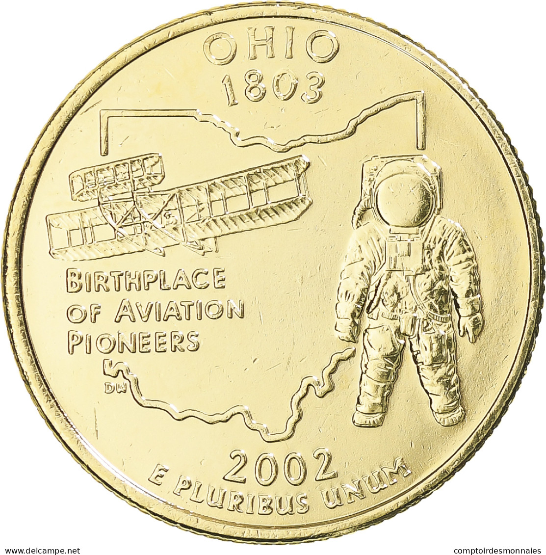 Monnaie, États-Unis, Quarter, 2002, U.S. Mint, Denver, Golden, SPL, Cupronickel - 2010-...: National Parks