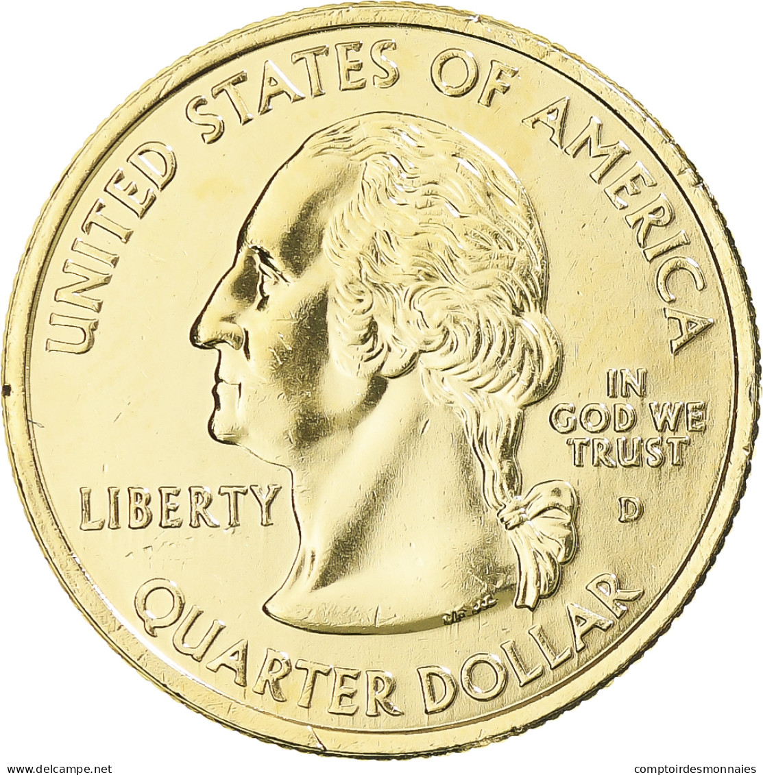 Monnaie, États-Unis, Quarter, 2002, U.S. Mint, Denver, Golden, SPL, Cupronickel - 2010-...: National Parks