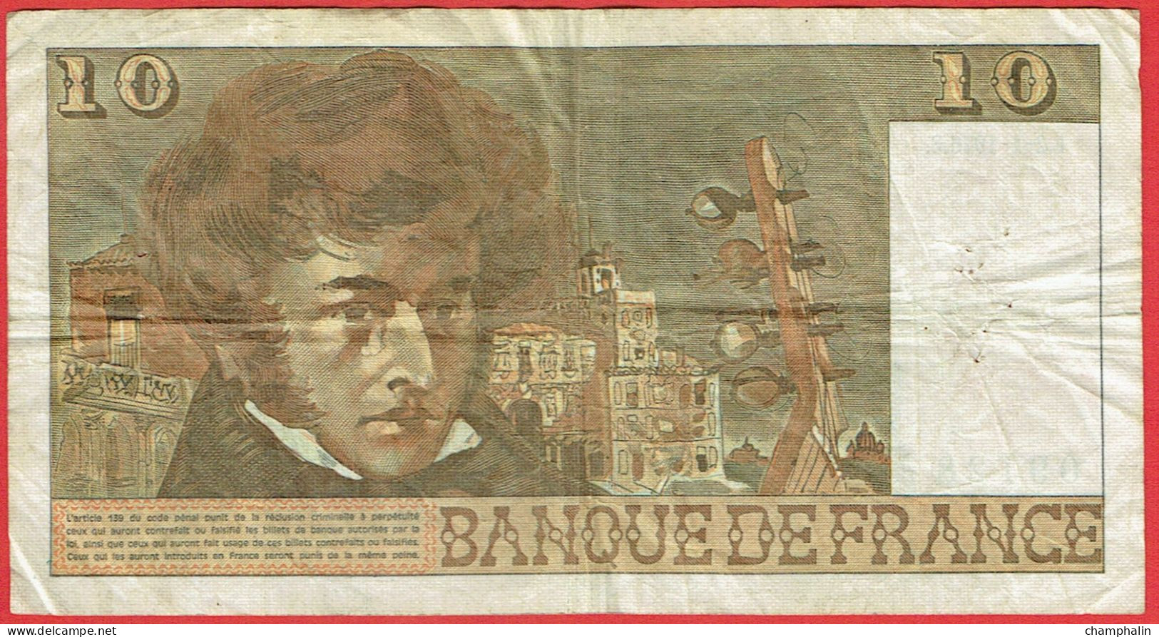 France - Billet De 10 Francs Type Berlioz - 2 Janvier 1976 - 10 F 1972-1978 ''Berlioz''