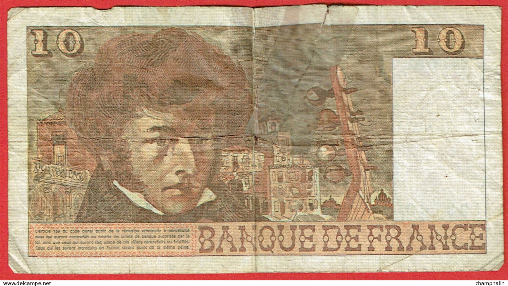 France - Billet De 10 Francs Type Berlioz - 6 Juillet 1978 - 10 F 1972-1978 ''Berlioz''