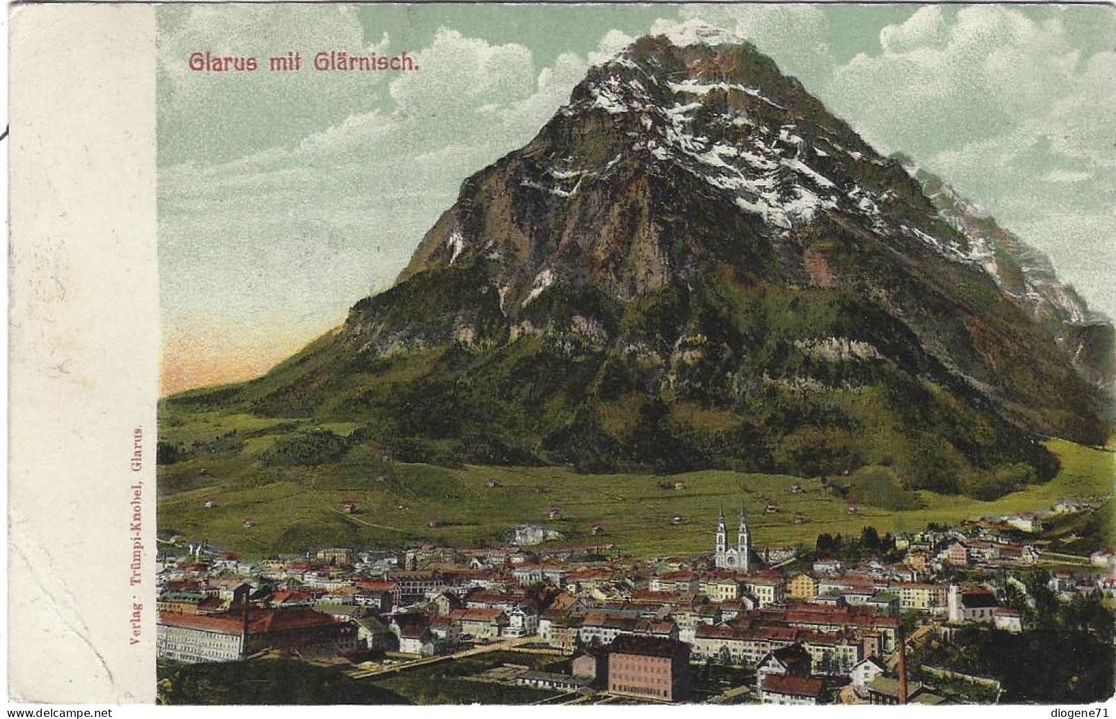 Glarus Mit Glärnisch 1908 - Autres & Non Classés