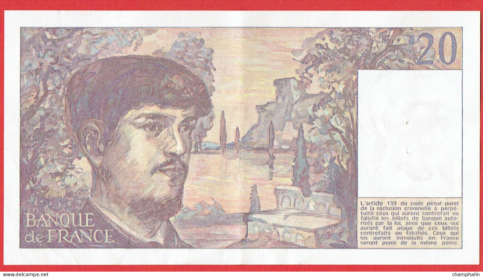 France - Billet De 20 Francs Type Debussy - 1980 - 20 F 1980-1997 ''Debussy''