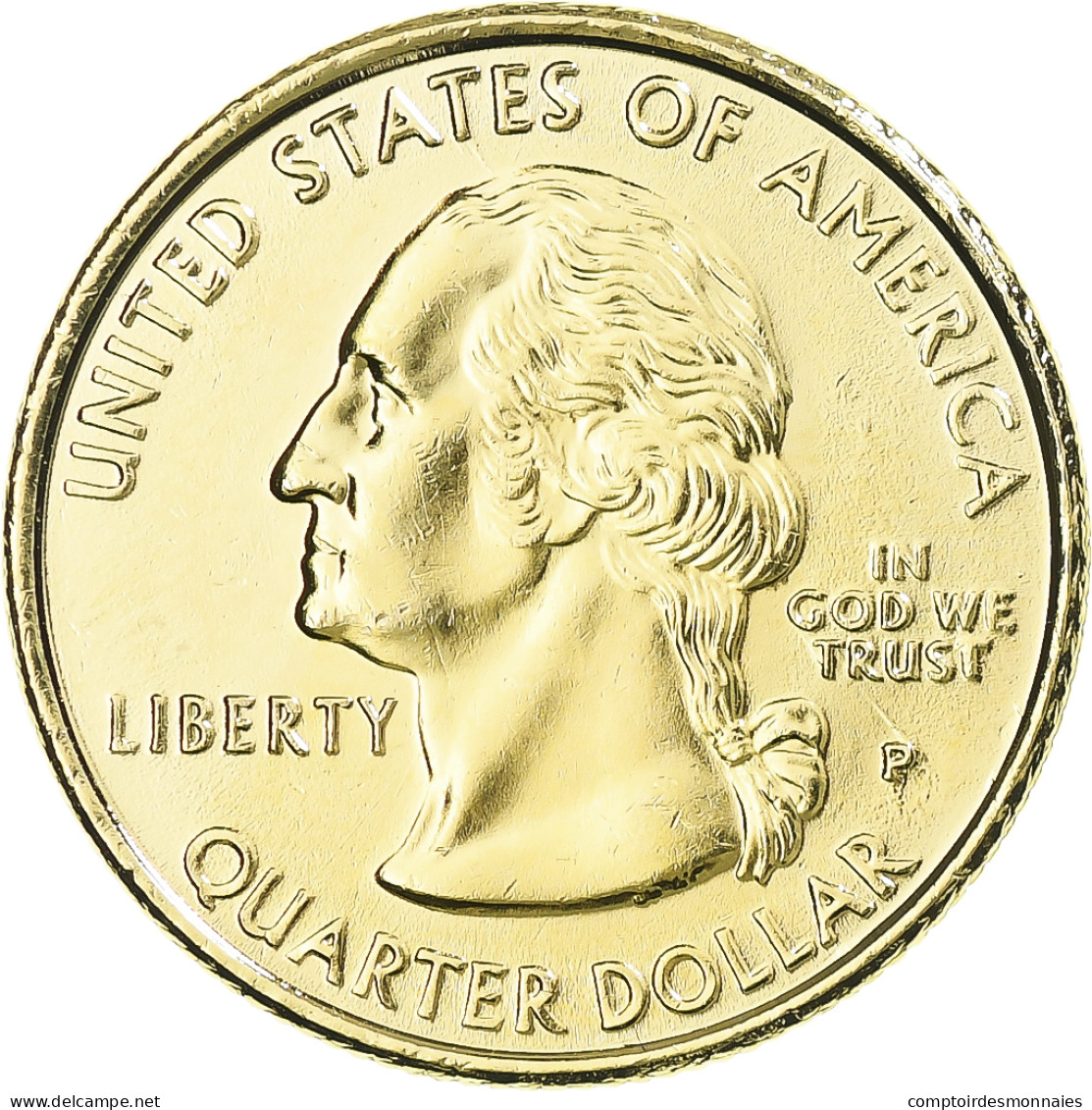 Monnaie, États-Unis, Quarter, 1999, U.S. Mint, Philadelphie, Golden, SPL - 2010-...: National Parks