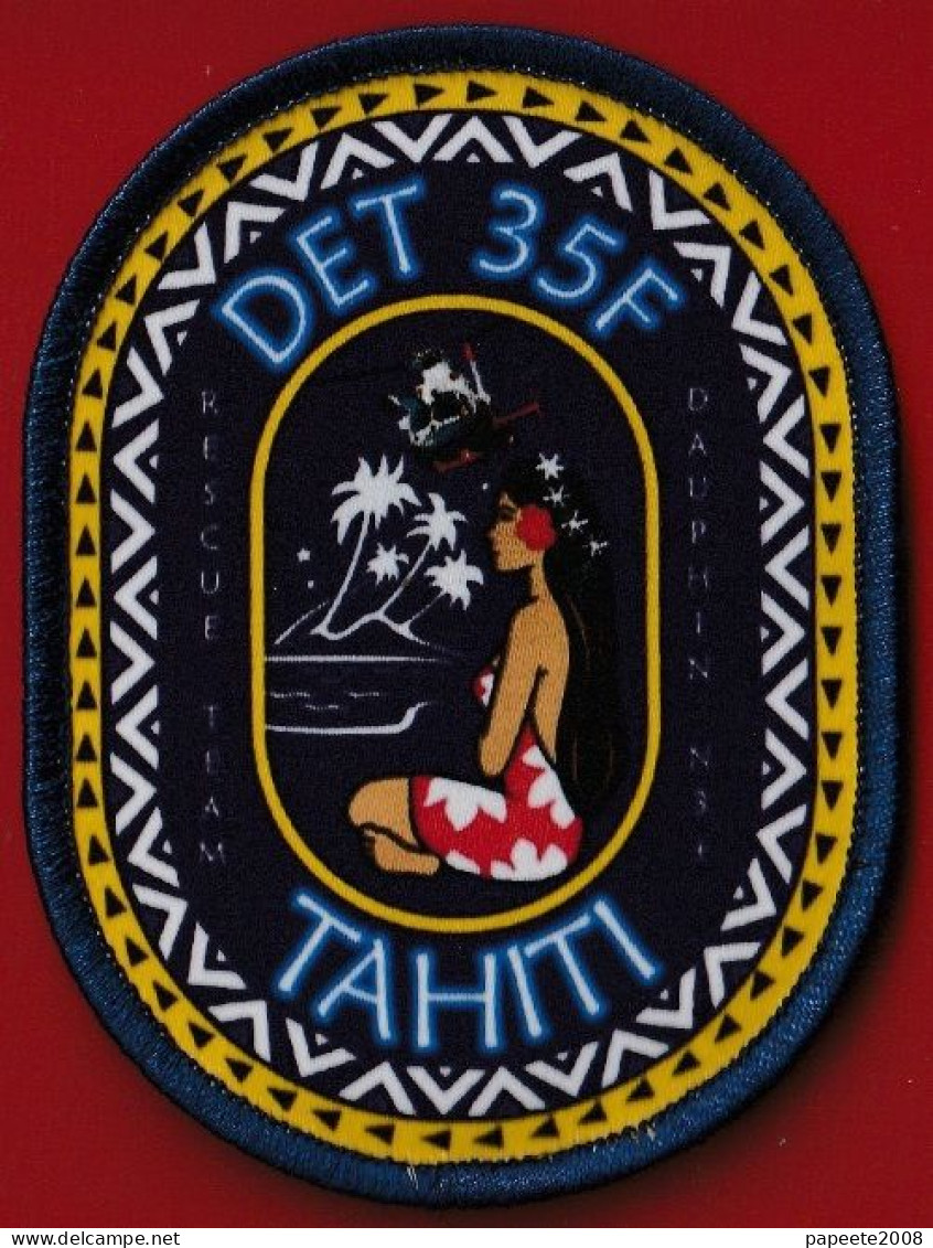 Polynésie Française / Aéronavale / Tahiti - Faa'a / Flottille Det 35F - Tahiti 2022 - Stoffabzeichen