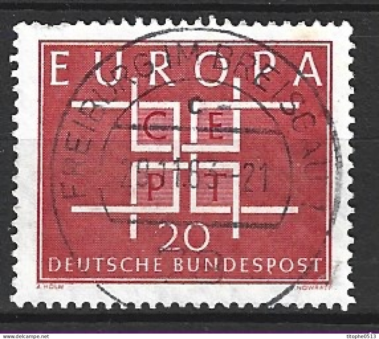 ALLEMAGNE. N°279 De 1963 Oblitéré. Europa'63. - 1963