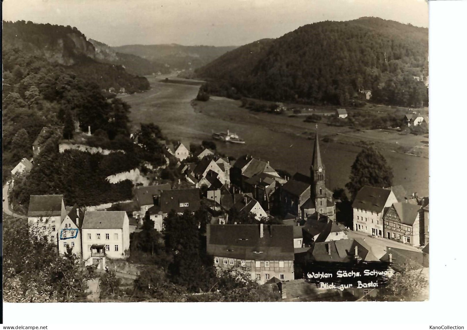 Wehlen, Sächsische Schweiz, DDR, Bastei, Gelaufen 1963 - Wehlen