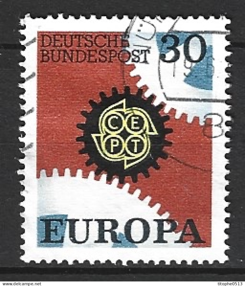 ALLEMAGNE. N°399 De 1967 Oblitéré. Europa'67. - 1967