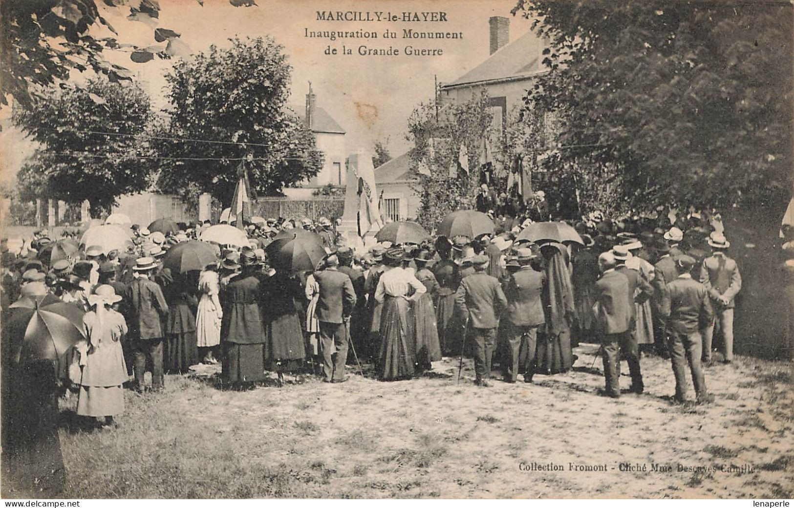 C8822 Marcilly Le Hayer Inauguration Du Monument De La Grande Guerre - Marcilly