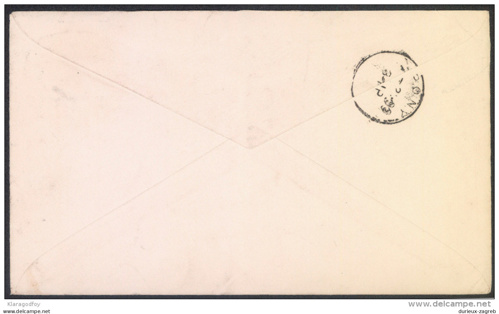 United States Postal Stationery Stamped Cover Travelled 189? Hickory To New York Bb - ...-1900