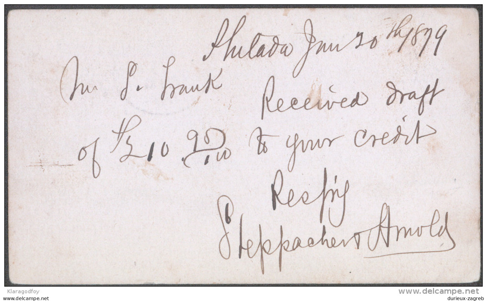 United States Old Postal Stationery 1c Postal Card Travelled 18?? Fancy Cancel Bb - ...-1900