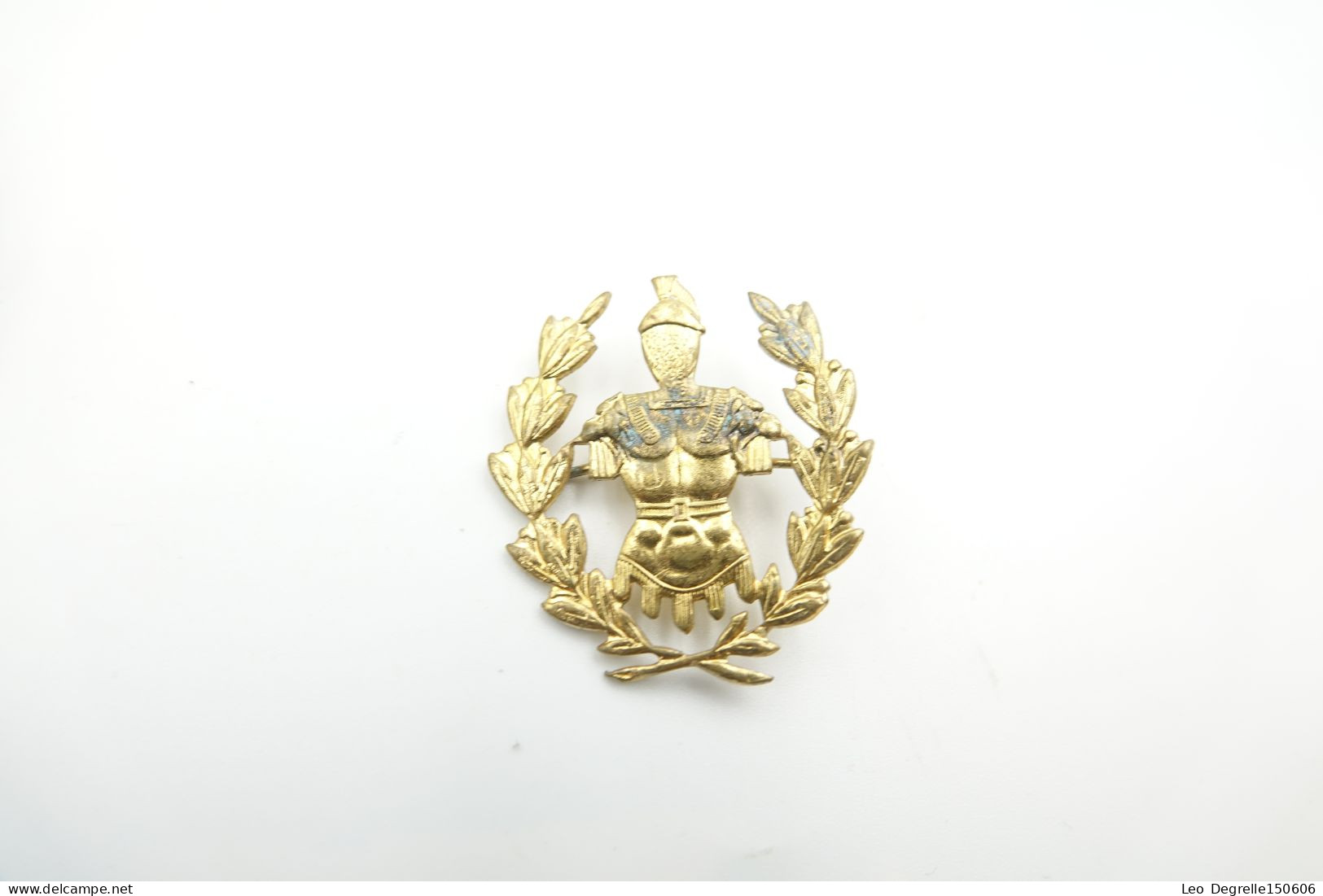 Militaria - INSIGNIA : Cap Badge Kepie : Genie School - België Belgium - Beret - Andere & Zonder Classificatie