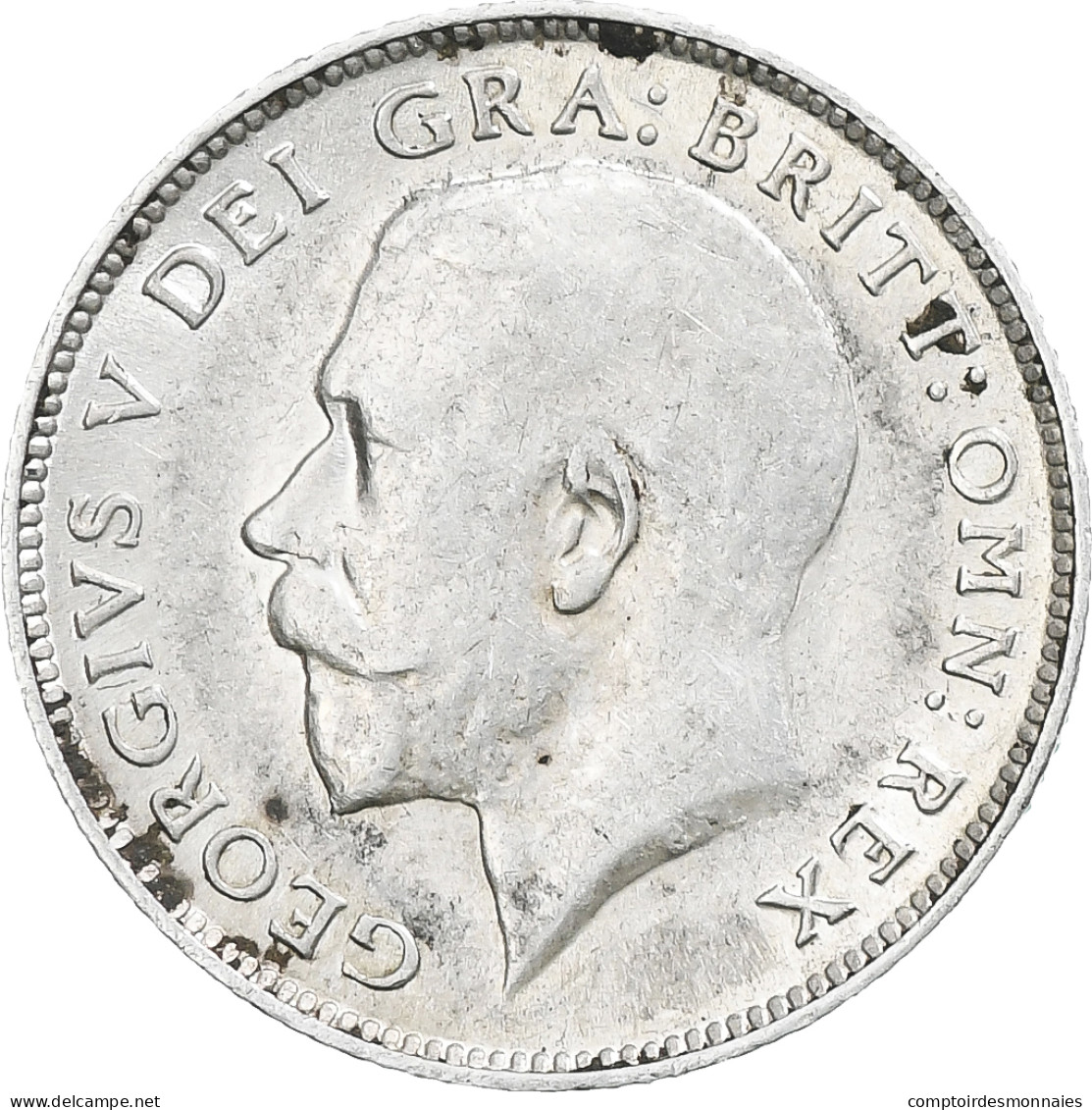 Monnaie, Grande-Bretagne, George V, 6 Pence, 1917, TTB+, Argent, KM:815 - Sonstige & Ohne Zuordnung