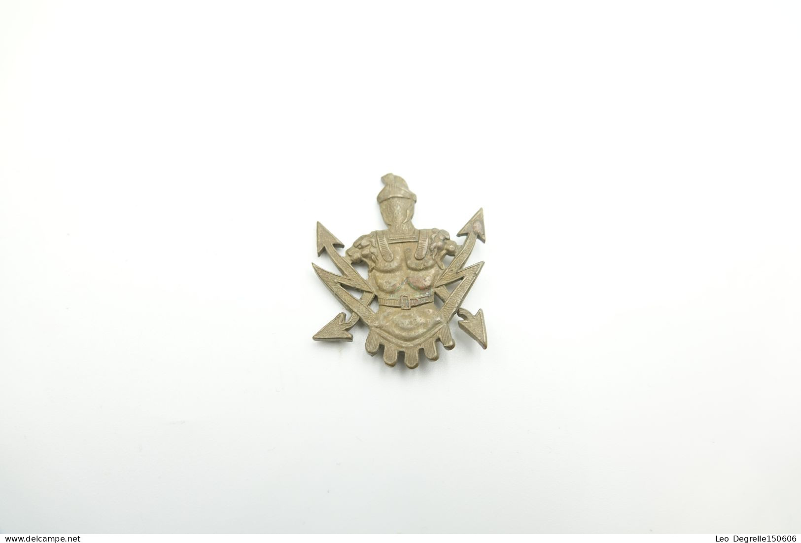 Militaria - INSIGNIA : Cap Badge Kepie : Genie - België Belgium - Beret - Andere & Zonder Classificatie