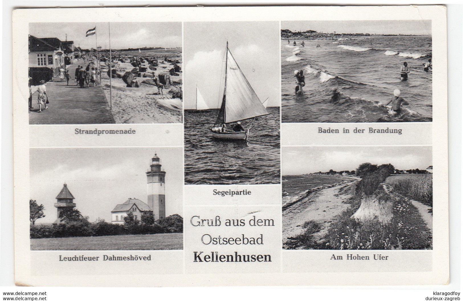 Kellenhusen Old Postcard Travelled 1958 B170810 - Kellenhusen