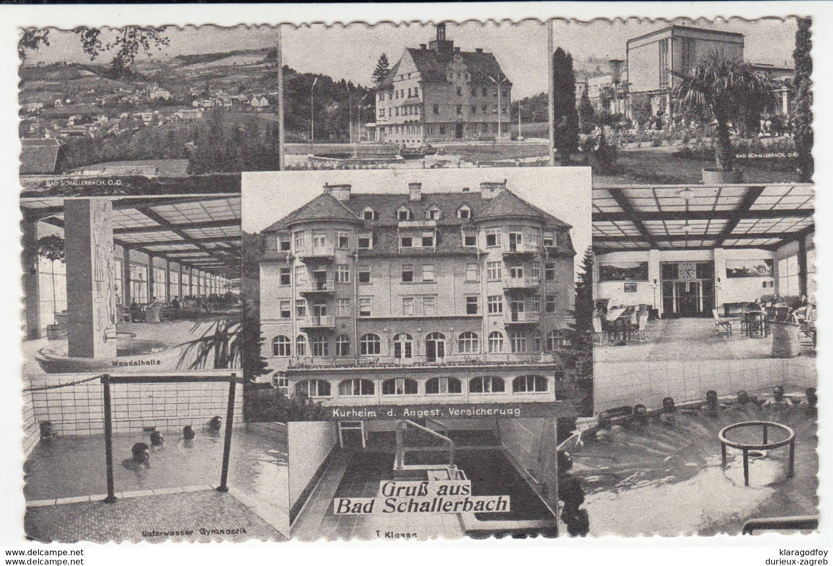 Bad Schallerbach Old Postcard Travelled 1958 B170810 - Bad Schallerbach